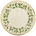 thumbnail image 3 of Lenox Holiday 6-Piece Dinner Plate Set with Gold Rim, Porcelain, 3 of 7