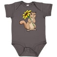 thumbnail image 3 of Inktastic Cute Chipmunk with Sunflower Boys or Girls Baby Bodysuit, 3 of 5