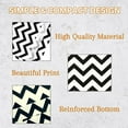 thumbnail image 4 of Novel Box 100-Pack Houndstooth Flat Paper Party Bags 6x9 Inches for Birthday, Wedding, Gift, and Favor Use, 4 of 7