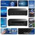 thumbnail image 2 of Computadora Mini PC ASUS Essential Intel N97 8GB DDR5 256GB SSD Monitor 21.5 Touch Teclado Mouse W11H, 2 of 6