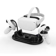thumbnail image 4 of Seitruly Estación de carga de auriculares de juego VR Gamepad soporte de base de pantalla ajustable tipo C reemplazo de de velocidad rápida Electrónica Negro, 4 of 6