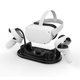 thumbnail image 4 of Sidaley Estación de carga de auriculares de juego VR Gamepad soporte de base de pantalla ajustable tipo C reemplazo de de velocidad rápida Electrónica Negro, 4 of 6