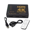 thumbnail image 3 of Conmutador HDMI con mando a distancia IR HD1080P 5 en 1 Selector de conmutador divisor de salida para teléfonos grabadoras de vídeo DVD tabletas HDTV Sunnimix Selector de interruptores, 3 of 8