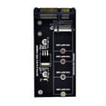 thumbnail image 2 of Tarjeta adaptadora M2 a SATA3 CLAVE B- Tarjeta de conversión de disco de estado sólido SSD a interfaz 6g Adaptador NGFF, 2 of 5