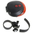 thumbnail image 3 of N1- Bike Light Rear Tail 5 LED + 2 Laser Flashing Safety Warning, High flash Leaser Beam for your Bicycle - Red (2 Pack), New, 3 of 3