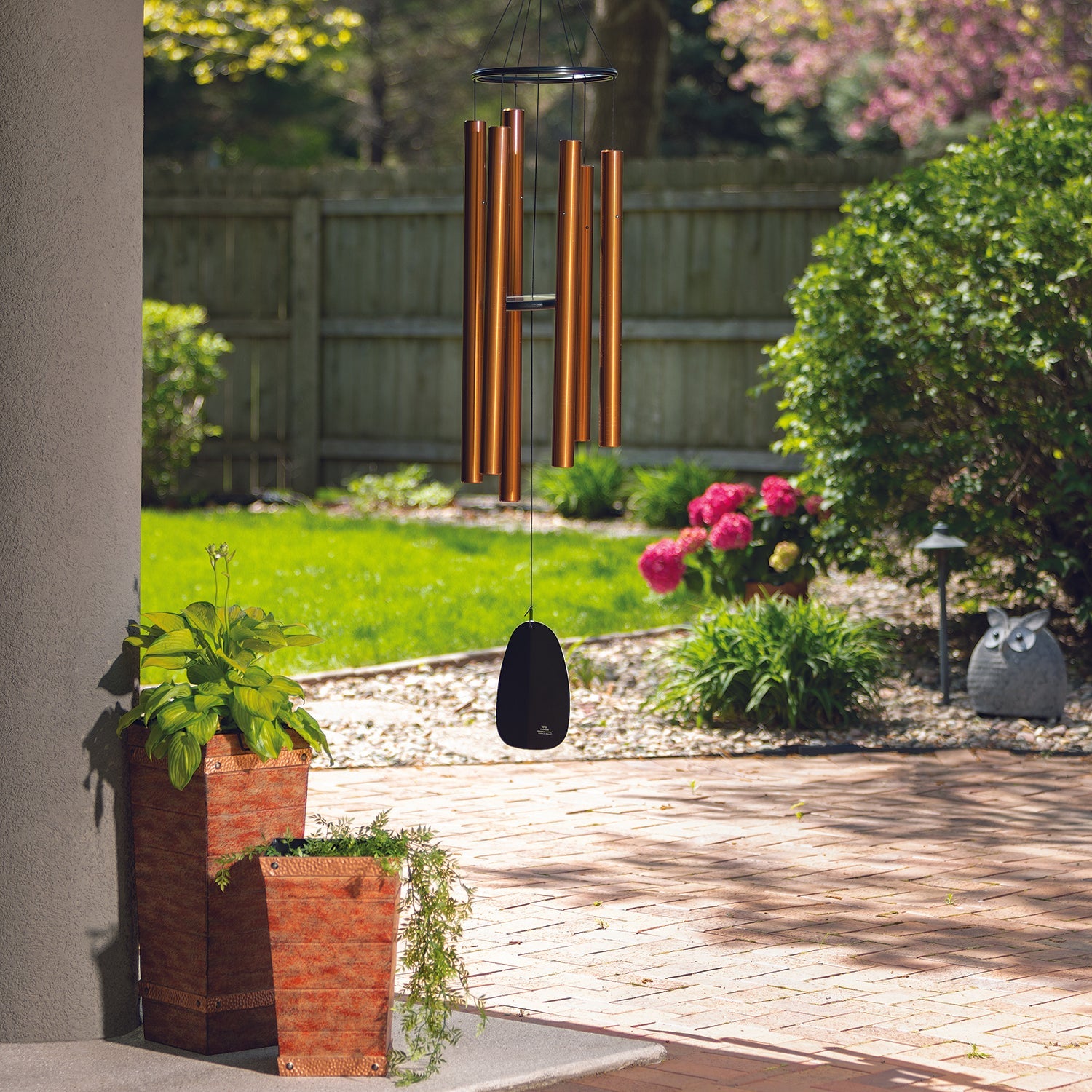 Woodstock Windsinger Chimes of Apollo Wind Chime 68 Inch Bronze