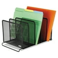 thumbnail image 2 of Rolodex Stacking Desktop Sorter, 5 Sections, Mesh Metal, Black, 2 of 3