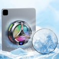 thumbnail image 4 of X42 Tablet Radiator Cooler RGB Colorful Lighting 10cm Magnetic Semiconductor Cooling Fan for, 4 of 4