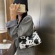 thumbnail image 4 of Bolso de diseño de nicho francés, moderno bolso de mujer portátil de estilo occidental, bolso de hombro bajo el brazo con estampado de leopardo, 4 of 6