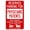 Warning Sign 3, variant on Reserved Parking Metal Sign - 8"x12", Unauthorized Vehicles Warning Decor for Business, Home, Parking Lots, Street Zones