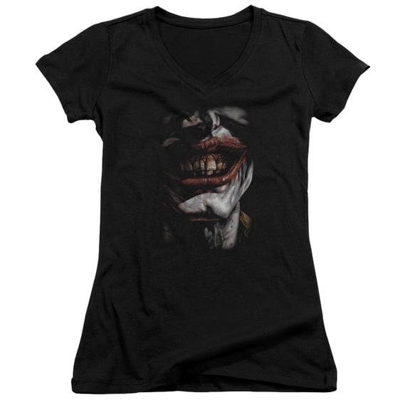 Batmanile Of Evil Junior Women's T-Shirt V-Neck Black