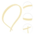 thumbnail image 3 of Unique Bargains 1 Pc Fashion Acetate Headbands for Women Light Yellow, 3 of 6