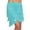 Mint Green, variant on Shadoumai Bohemian Style Fringe Skirt with Asymmetrical Hem and Flowy Tassel Details for Casual Party Wear