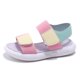 thumbnail image 1 of Zapatos Baby Girl Open-Toe Sandals sin deslizamiento Patchwork Bottom (32) Rosa, 1 of 9