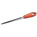 thumbnail image 3 of Crescent Nicholson 6" Triangle Single Cut Extra Slim Taper File with Red Handle - 21736NN, 3 of 3