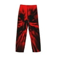 thumbnail image 3 of Fotbe The Red Head Skull Men's Pajama Pants,Sleepwear Pants,Pj Bottoms Drawstring And Pockets-Small, 3 of 7