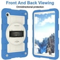 thumbnail image 6 of Allytech Shockproof Case for Samsung Galaxy Tab A9 8.7" 2023 SM-X110 X115, Rugged Shoulder Strap Rotating Stand Shoulder Strap Kids Friendly Bumper Heavy Duty Shockproof Case - Skyblue, 6 of 9