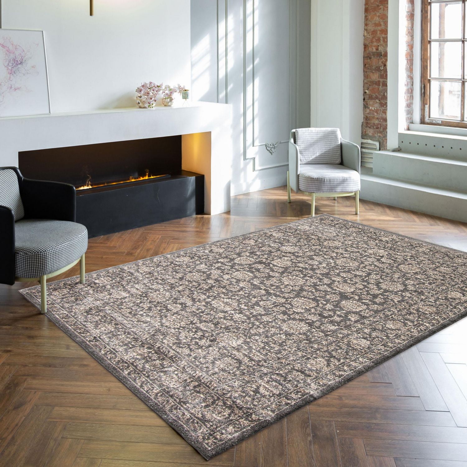 ECARPET Area Rug for Dining Room, Living Room, Bedroom Olivia Collection