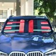 thumbnail image 4 of Yayeee Car Windshield Sun Shade Universal Fit Front Visor Protector, Navy Blue Stripes, 4 of 8