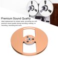 thumbnail image 3 of Empty Tape Reel, 1/4 7 Inch Empty Take Up Reel to Reel Small Hub Open Reel Sound Tape Takeup Reel with 2 Holes, Universal Aluminum Alloy Empty Tape Reel, 3 of 7