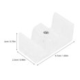 thumbnail image 2 of BESTYASH 4Pcs White Silicone Shower Door Blocks with Easy Installation for Sliding Glass Doors, 2 of 8