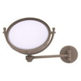 thumbnail image 5 of 8-in Wall Mounted Make-Up Mirror 3X Magnification in Polished Chrome, 5 of 11