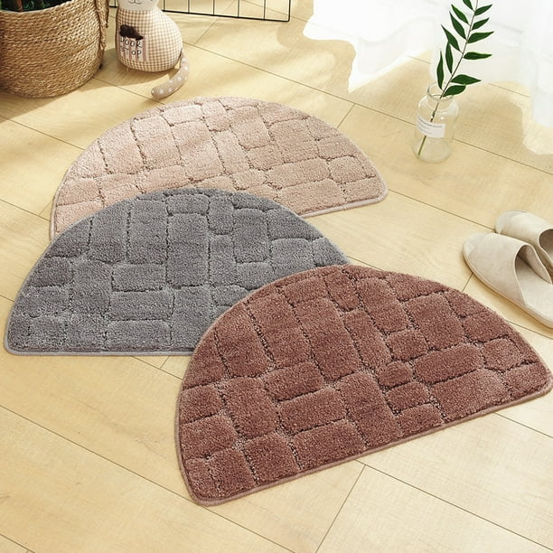 TureClos Semi Circle Microfibre Floor Mat Water Absorption Washable
