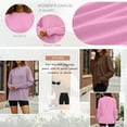thumbnail image 3 of SUNBS T Shirts for Women Oversized Long Sleeve Basic Crewneck Tee Fall Winter Casual Blouses, Sizes S-3XL, 3 of 9