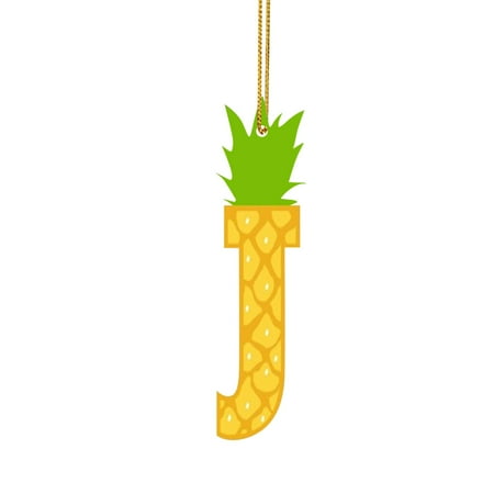 

26 Letters Yellow Pineapple Acrylic Pendant Funny 26 Letters Pendant Decoration For Party Decoration The 26 Letters Pendant Gift Party Supplies Hot Sale Clearance