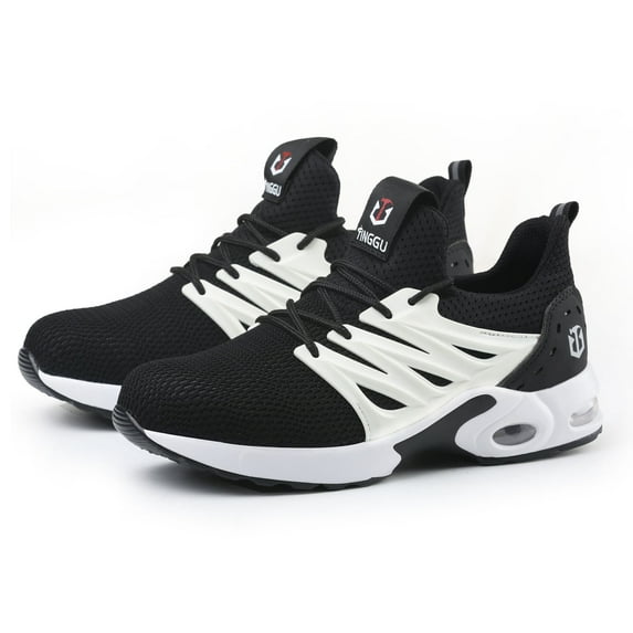 OwnShoe Steel Toe Safety Shoes for Men Women Lightweight Work Sneakers Nonslip Construction Boots