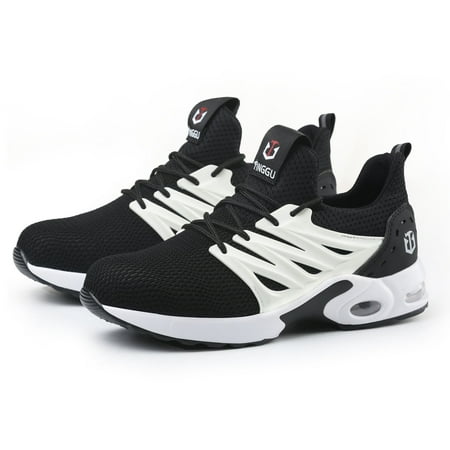 

OwnShoe Steel Toe Safety Shoes for Men Women Lightweight Work Sneakers Nonslip Construction Boots