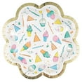 thumbnail image 1 of Unique Industries' Rainbow Birthday Sweets Shaped-Edge 8.25" Paper Plates, 8ct, 1 of 3