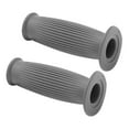 thumbnail image 4 of Paire Poignée Moto Universelle Poignée Moto Rétro Guidon Gris 25 28MM, 4 of 8