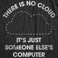 thumbnail image 2 of Mens There Is No Cloud Its Just Someone Elses Computer T Shirt Funny Nerdy Internet Joke Tee for Guys Graphic Tees, 2 of 9