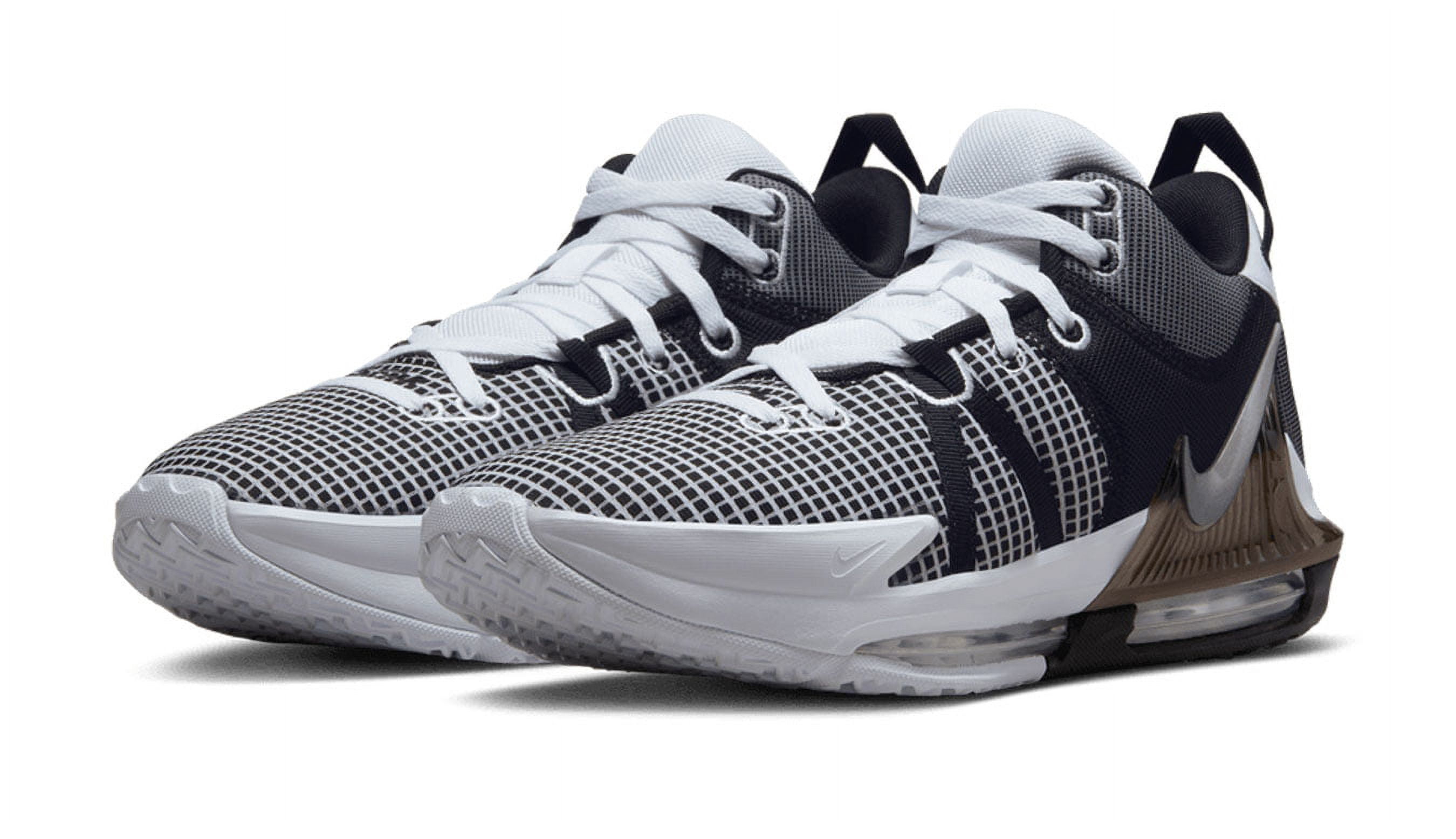 Nike Lebron Witness VII White Metallic Silver Black Mens‎ Size 10.5 Sneakers Nike Men main image 4