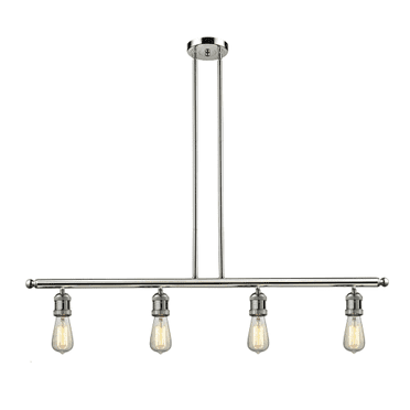 Innovations Lighting 214 Bare Bulb 4-Light 48" Wide Linear Chandelier