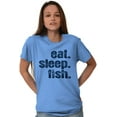 thumbnail image 3 of Eat Sleep Fish Fishermen's Life Funny Men's Graphic T Shirt Tees Brisco Brands S, 3 of 6