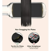 Terviiix Professional Wide Flat Iron for Hair, 1.75 Ceramic Hair Straightener for Thick Hair