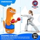 thumbnail image 3 of Preferred Toys Saco de boxeo inflable para niños – Dinosaurio de juguete Bop con movimiento de rebote instantáneo, el espacio inferior puede utilizar tanto arena como agua (47 pulgadas de altura), col, 3 of 9