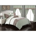 thumbnail image 5 of Sonita 20-Piece Floral Pattern Bedding Set With Comforter, Sheets & Curtains, Multiple Colors, 5 of 10