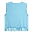 thumbnail image 3 of Jessica Simpson Girls Fringe Hem Tee, Size 7-14/16, 3 of 5