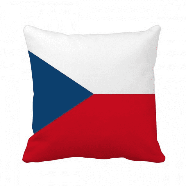 République Tchèque Drapeau national eu Pays Jeter Oreiller Dormir Canapé Housse de Coussin