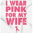 thumbnail image 2 of Wear Pink For My Wife Breast Cancer Mens Big & Tall Graphic Tank Top Brisco Brands 2X, 2 of 5