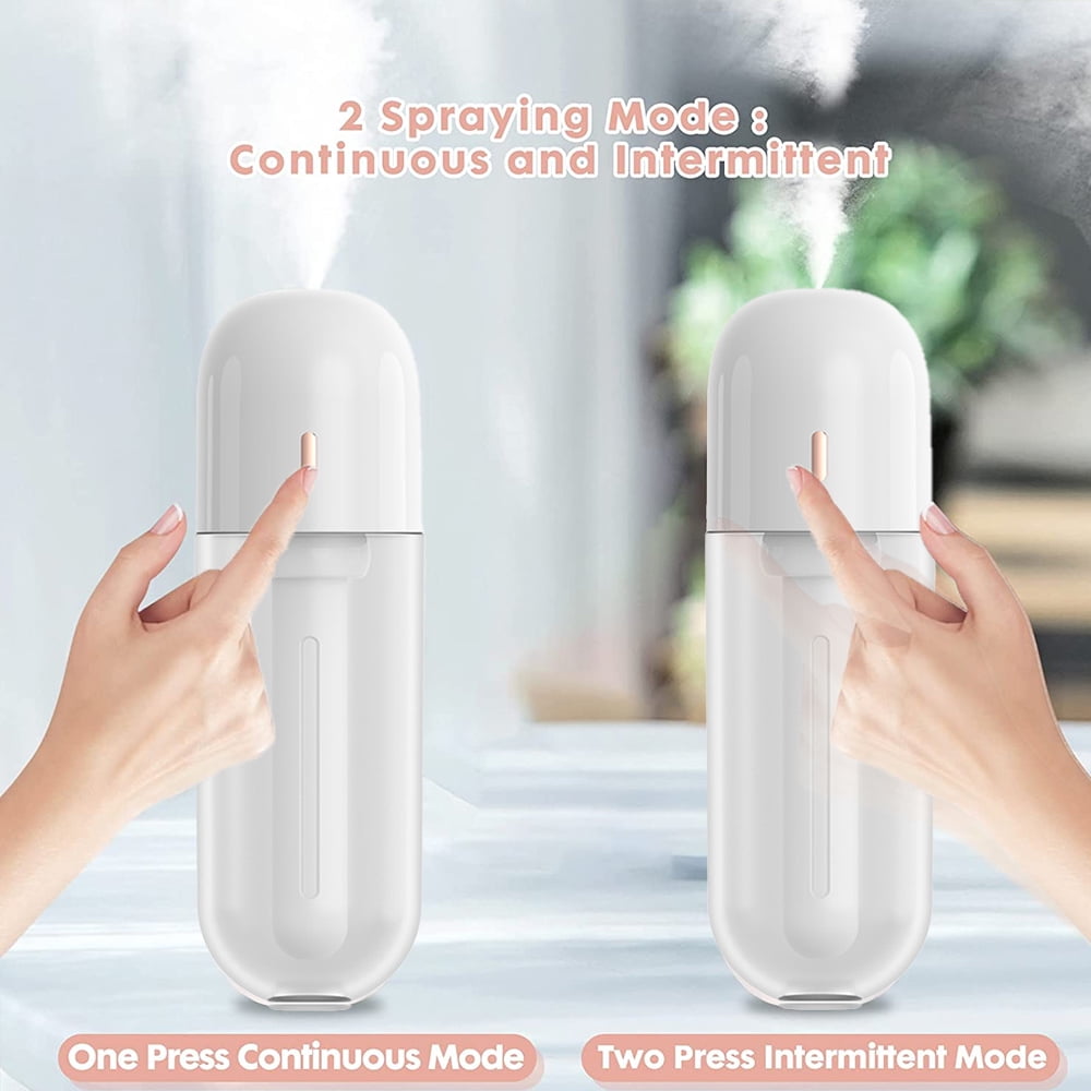 RAPOBRIX Personal Portable Humidifier - Mist Mini for Travel/Car/Baby/Bedroom (White)