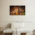 thumbnail image 2 of Elephant Stock Beer Barrel Wall Art - Horizontal Multi Panel Canvas - Living Room Wall Decor - Food And Drink Multi Panel - Brown And Orange Decor - 33" x 20", 2 of 8