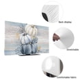thumbnail image 4 of Indoor TV Cover 24 Inch, Fall Thanksgiving Elastic Monitor Dust Covers for Television, Desktop Computer Blue White Pumpkin Tropical Plants Rustic Dustproof Fitted TV Cover for Inside 20.9"L x 11.8"H, 4 of 9