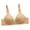 Yellow, variant on Taqqpue Breastfeeding Bra Cotton Breathable Front Button Infant Nursing Pregnant Bra Women's Body Seamless Nursing Underwear for Pregnant Women