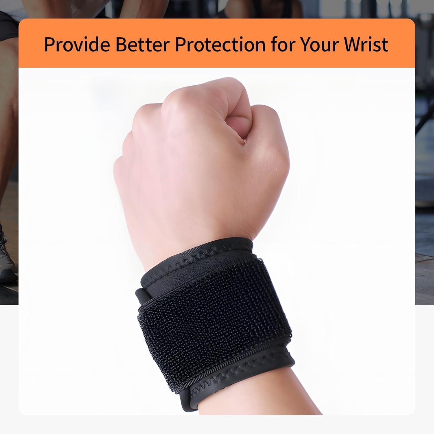 Black Elbow Brace for Tennis- Adjustable Arm Strap Support for Men and Women - Provides Effective Compression and Support for Tennis Elbow and Golfer's Elbow, Great Support for Forearm, 1PK