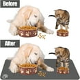 thumbnail image 3 of RLESO Heavy Duty Xxl Dog Water Bowl Mat,Ultra Absorbent Anti-Slip for Messy Drinkers,Gray, 3 of 7