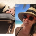 thumbnail image 5 of Women Foldable Wide Brim Beach Sun Hat UV Protection Lightweight Outdoor Travel Summer Hat, 5 of 5